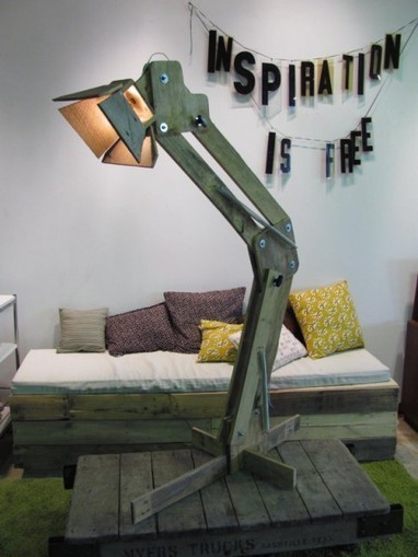 Pallet Lamp | Creative Spotting | 1001 Light ideas ! | Scoop.it