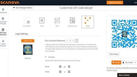 Scanova: utilidad web para crear códigos QR con tu logo | TIC & Educación | Scoop.it