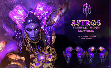 Astros Bannered Horns November 2022 Group Gift by Vae Victis | Teleport Hub - Second Life Freebies | Second Life Freebies | Scoop.it