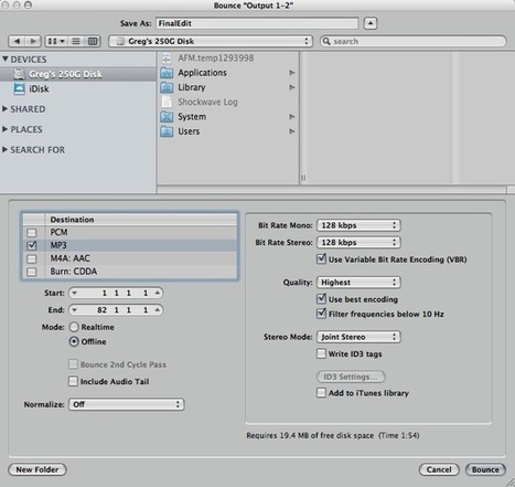 Quick Tip: Bouncing in Logic Pro | G-Tips: Logic Pro | Scoop.it