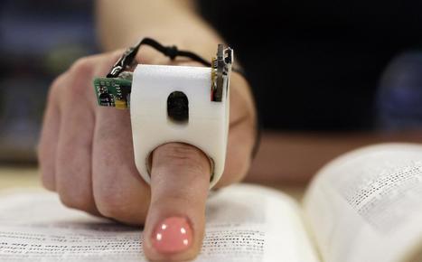 MIT finger device reads to the blind in real time | Robótica Educativa! | Scoop.it