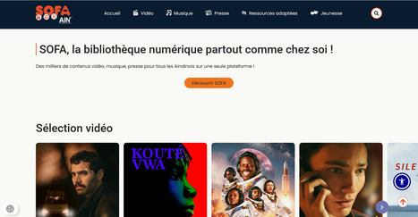 Le d&eacute;partement de l'Ain d&eacute;voile sa nouvelle biblioth&egrave;que num&eacute;rique | Veille pour les concours des biblioth&egrave;ques | Scoop.it