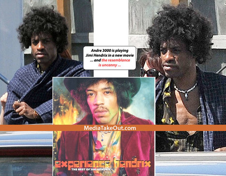 AMAZING!!! We Got Pics Of ANDRE THREE STACKS On The Set Of His New JIMI HENDRIX Movie . . . And He Looks EXACTLY Like Jimi!! (It's UNCANNY) - MediaTakeOut.com™ 2012 | GetAtMe | Scoop.it