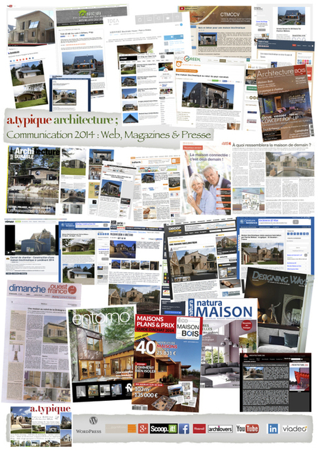 "Communication 2014... , Web, Magazines & Presse " a.typique architecture Auray | Architecture, maisons bois & bioclimatiques | Scoop.it