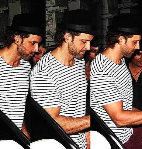Spotted: Hrithik Roshan Along With His Kids For The Movie The Martin | Celebrity Fashion Trends | Scoop.it