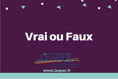 Jeu de carte pédagogique - Vrai/faux égalité femmes/hommes dans le monde professionnel et dans l'ESS | Elearning, pédagogie, technologie et numérique... | Scoop.it