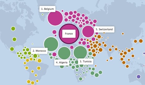 Interactive: Mapping the World's Friendships | Bestideas | Scoop.it