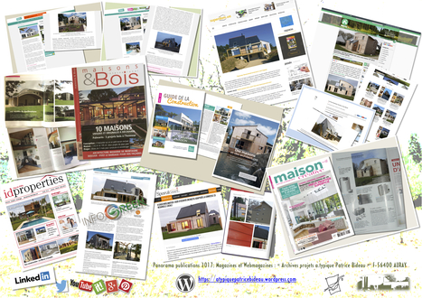 "PUBLICATIONS 2017… SUR WEBZINES ET MAGAZINES " archives médias Projets Patrice Bideau  | Architecture, maisons bois & bioclimatiques | Scoop.it