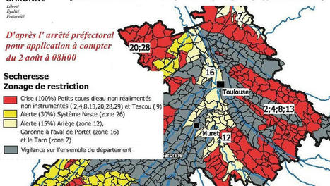 Restriction sur l’eau à partir de ce mardi 2 août | Lacroix-Falgarde | Scoop.it