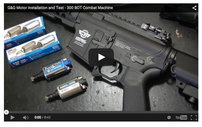 BOOLIGAN UPDATE: G&G Motor Installation and Test - 300 BOT Combat Machine - YouTube | Thumpy's 3D House of Airsoft™ @ Scoop.it | Scoop.it