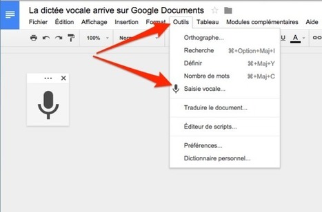 La saisie vocale arrive sur Google Documents | Methode DISC et communication | Scoop.it