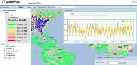 TweetMap, descubriendo en GoogleMaps lo que twittea el planeta.- | Google+, Pinterest, Facebook, Twitter y mas ;) | Scoop.it