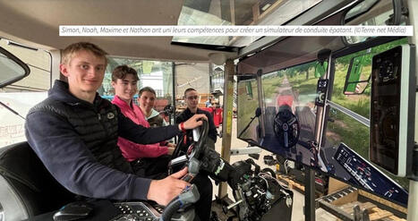 Une cabine de tracteur transform&eacute;e en simulateur de conduite... - AgroTIC | Pour innover en agriculture | Scoop.it