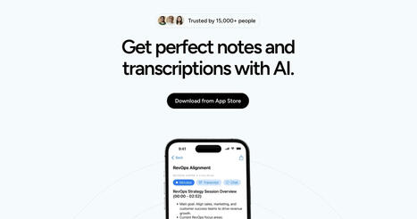 Minutes - AI Note Taking & Transcription | Digital Delights - Digital Tribes | Scoop.it