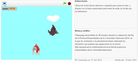 Tutorial: Mi nave espacial en Scratch | tecno4 | Scoop.it