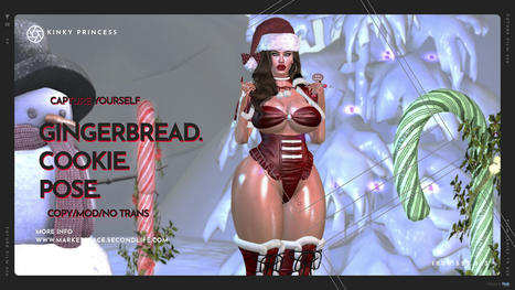 Gingerbread Pose With Cookie Prop December 2022 Group Gift by [Kinky Princess] | Teleport Hub - Second Life Freebies | Second Life Freebies | Scoop.it