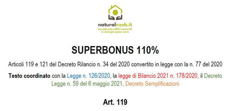 Superbonus 110% e Decreto Semplificazioni: Testo Coordinato DL 34/2020 con DL 77 del 31 Maggio 2021 | Certificazione Energetica degli Edifici | Scoop.it