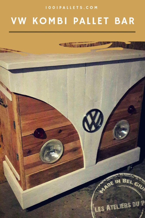 Vw Kombi Pallet Bar 2.0 | 1001 Pallets ideas ! | Scoop.it