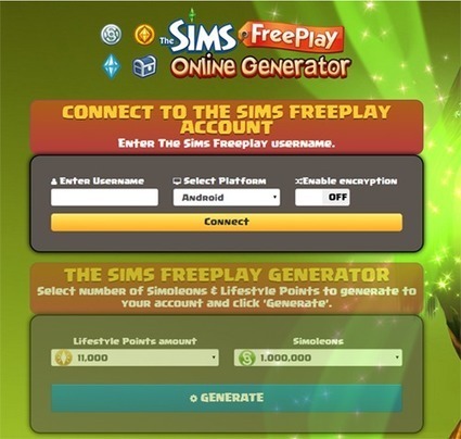 The Sims Freeplay Cheats Generator Online The