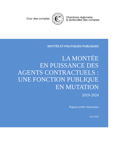 20260605-Montee-en-puissance-des-agents-contractuels-dans-la-fonction-publique.La mont&eacute;e en puissance des agents contractuels : une fonction publique en mutation (rapport complet) | Veille juridique du CDG13 | Scoop.it