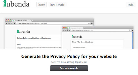 iubenda - Privacy Policy Generator | Digital Delights for Learners | Scoop.it