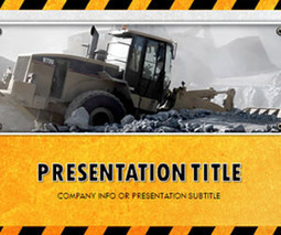 Free Industrial PowerPoint Template with Yellow Background - SlideHunter.com | Free Business PowerPoint Templates | Scoop.it