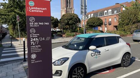 "Huit nouvelles stations par an" : les voitures partag&eacute;es de Citiz gagnent du terrain dans la m&eacute;tropole de Lille | rev3 - la 3&egrave;me r&eacute;volution industrielle en Hauts-de-France | Scoop.it