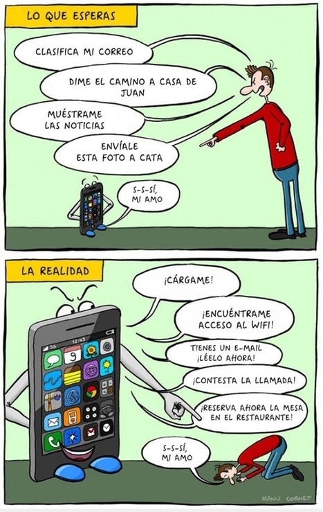20 Imágenes que te muestran cómo los "teléfonos inteligentes" gobiernan nuestra vida | Scoop-it-Ajos para educar y orientar | Scoop.it