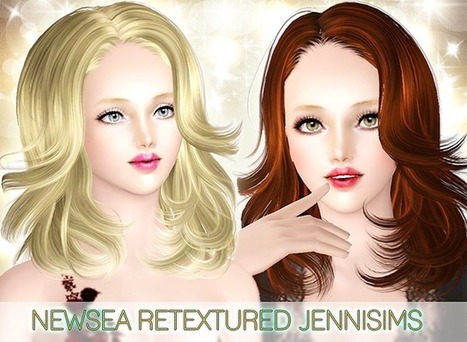 Jennisims: Newsea Retextured Hair | Les Sims | Scoop.it