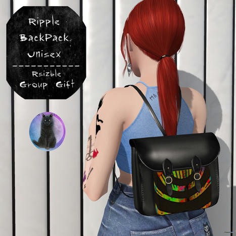 Ripple Backpack Unisex August 2022 Group Gift by Max Magic | Teleport Hub - Second Life Freebies | Second Life Freebies | Scoop.it