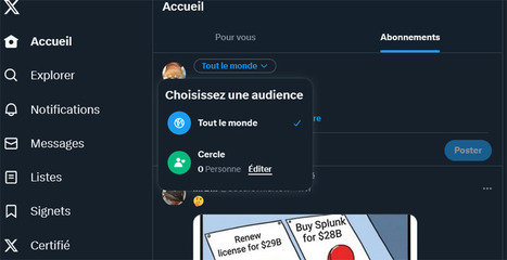 X (Twitter) ferme encore une fonction : les Cercles | Toulouse networks | Scoop.it