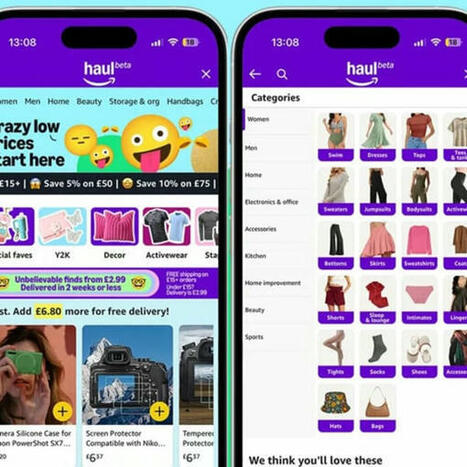 Amazon déploie Haul, sa réponse à Shein et Temu, au Royaume-Uni - FashionNetwork France | ENSAIT DOC | Scoop.it