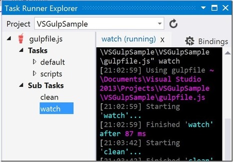 How to use Gulp in Visual Studio | JavaScript for Line of Business Applications | Scoop.it