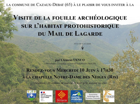 Visite de la fouille arch&eacute;ologique du Mail de Lagarde le 10 juin | Vall&eacute;es d'Aure & Louron - Pyr&eacute;n&eacute;es | Scoop.it