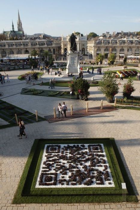 Un QR Code végétal à Nancy | Vexylus Agence de communication ... | Nancy, Lorraine | Scoop.it