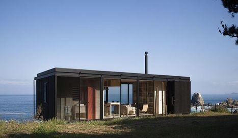 [inspiration] Petite maison en bois contemporaine bordant l’océan au Chili | Build Green, pour un habitat écologique | Scoop.it