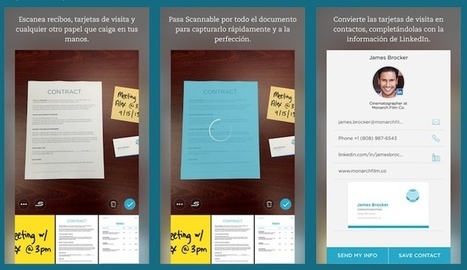 4 aplicaciones gratuitas para escanear documentos desde tu smartphone | TIC & Educación | Scoop.it