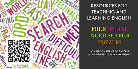Free Online Resources for ELT - Word Search Games | Free Teaching & Learning Resources for ELT | Scoop.it