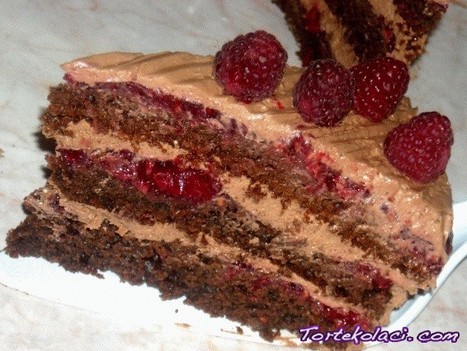 Cokoladna torta sa malinama | КУВАР | Scoop.it