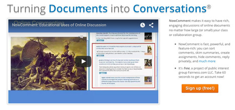 NowComment - Turning Documents into Conversations | Digital Delights for Learners | Scoop.it
