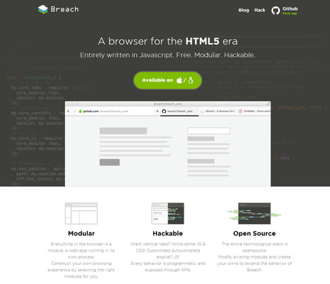 Breach - A browser for the HTML5 era | Time to Learn | Scoop.it