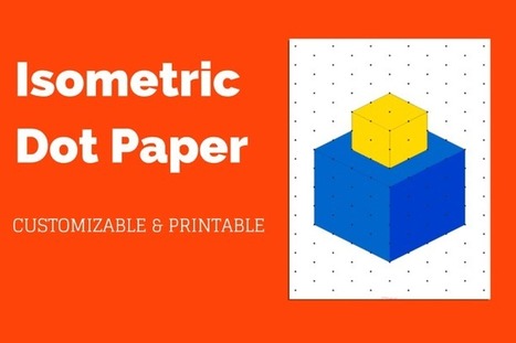 Isometric Dot Paper Customizable Stem Sheets