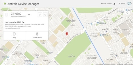 Android Device Manager now live, helps you track a lost device | NDTV Gadgets | Technology in Business Today | Scoop.it