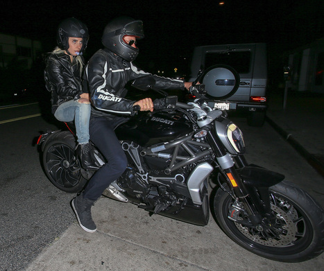 Lady Gaga Hitches a Ride to Dinner on Bradley Cooper's Motorcycle! | Ductalk: What's Up In The World Of Ducati | Scoop.it