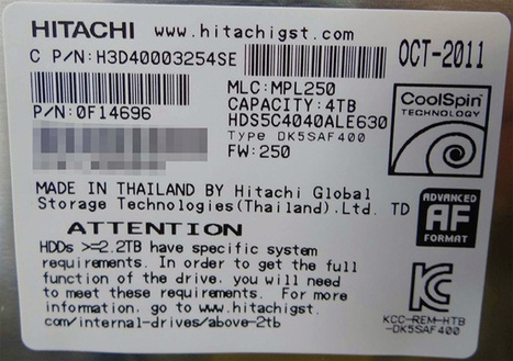 Hitachi GST Quietly Starts to Sell 4TB Internal Desktop Hard Disk Drives in Japan - X-bit labs | Technology and Gadgets | Scoop.it