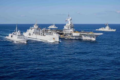 M&eacute;diterran&eacute;e orientale&nbsp;: le groupe a&eacute;ronaval fran&ccedil;ais se met en situation de durer | DEFENSE NEWS | Scoop.it
