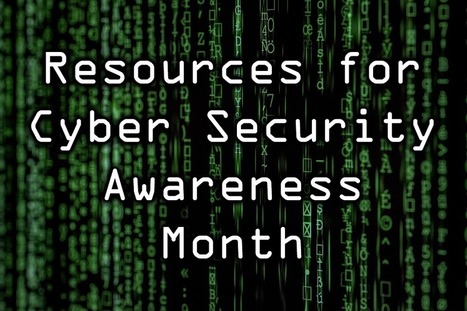 Resources for cyber security awareness month | Creative teaching and learning | Scoop.it
