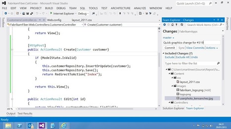 Microsoft embraces git with new TFS support, Visual Studio integration | React & Web Development | Scoop.it