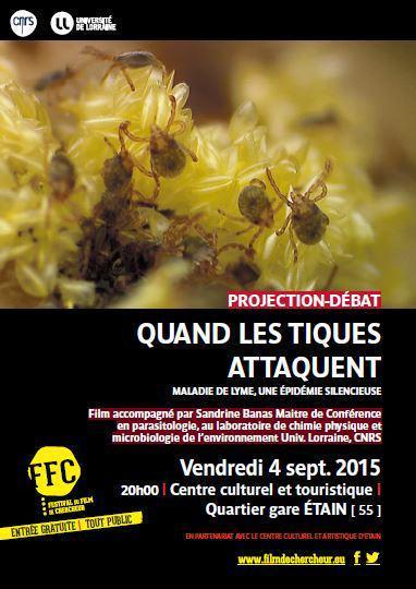 Quand les tiques attaquent - Festival du film de chercheur - Nancy - Edition 2015 | Variétés entomologiques | Scoop.it