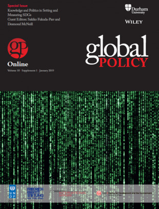 Special Issue – Knowledge and Politics in Setting and Measuring SDGs | Global Policy Journal | Global Policy, Corruption, Economic Crimes, Fronting, Whistleblowers | Scoop.it